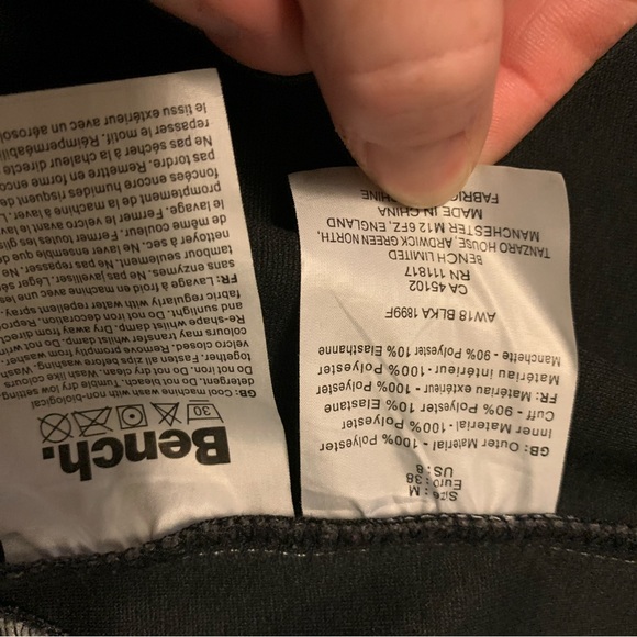 Bench hooded jacket womens medium - Picture 4 of 7